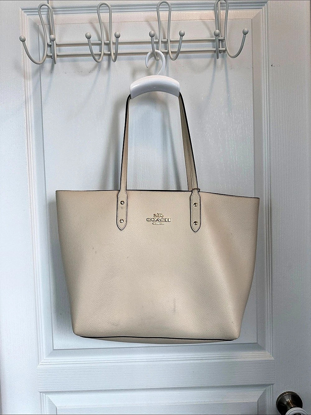 Coach Tote Light Pink / Cream